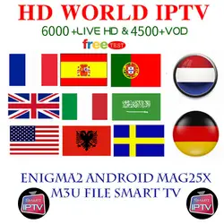 HD французский iptv 4 k подписка android tv box 6400 live VOD Франция арабский Бельгия Испания Германия Великобритания, Португалия Швеция m3u код iptv