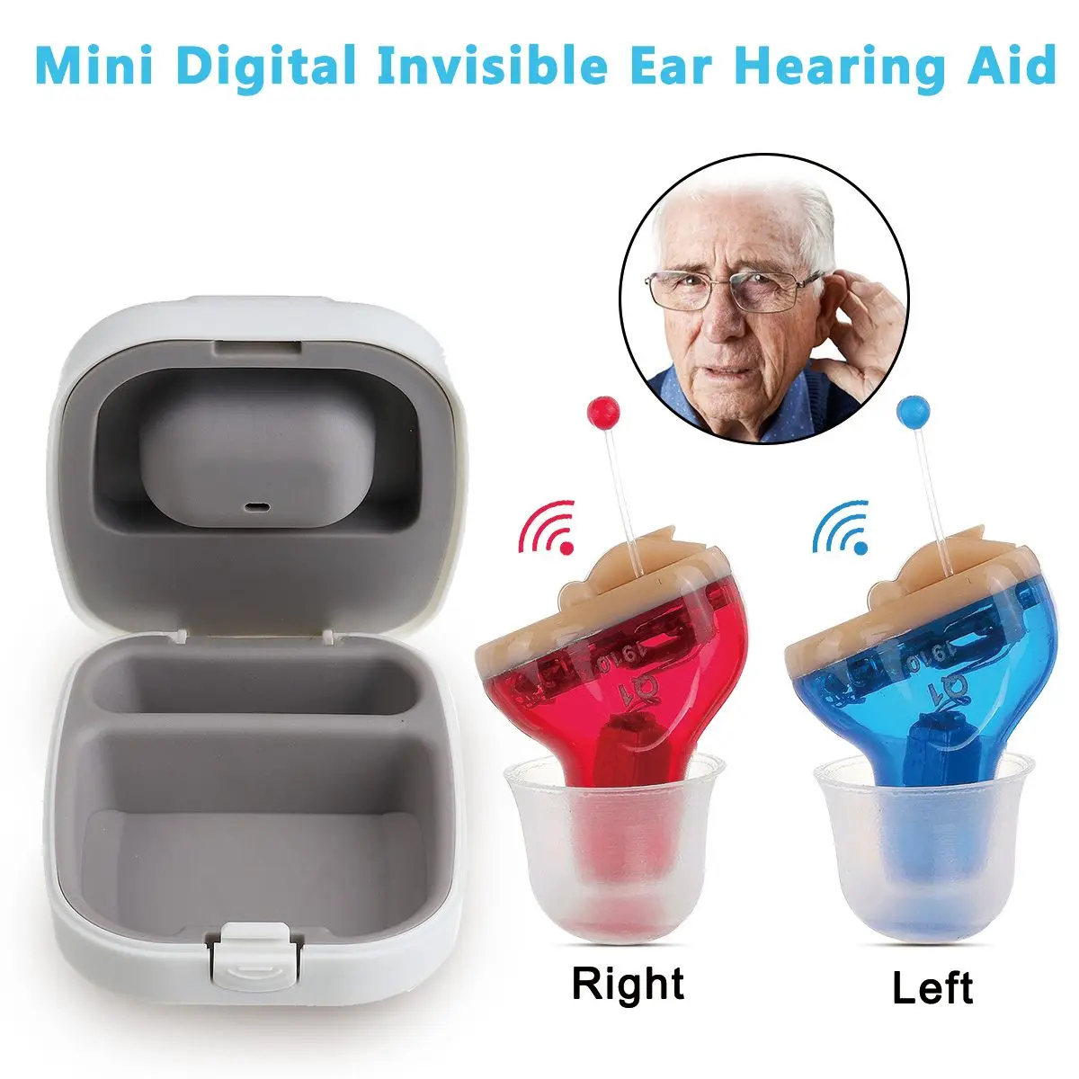 

Mini Small Invisible Sound Amplifier Hearing Aid In Ear Sound Enhancement Deaf Aid Ear Care Tools