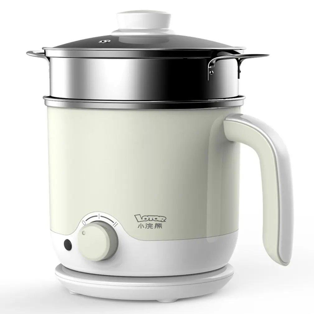 

70C Dormitory Home Electric Food Steamer Deep Fry Cooker Multi-Function Cooking 600W Non-Stick Steamer