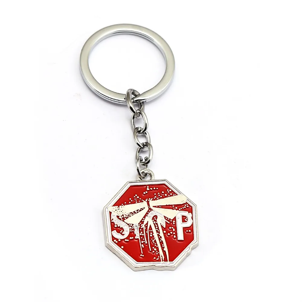 The Last Of Us 2 Keychain Metal Key Ring Holder Men Car