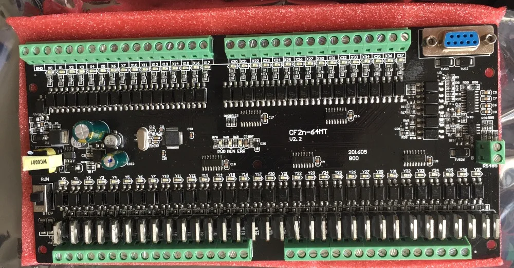 FX2N CF2N 64MT RS485 programmable logic controller 32 input 32 Transistors output plc controller automation controls plc system