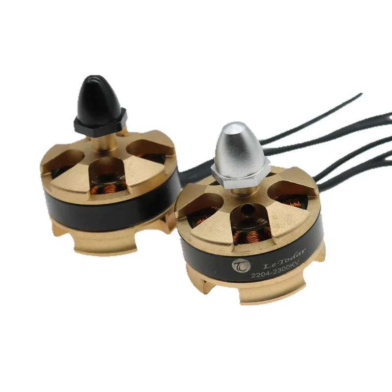 1 пара бесщеточный мотор 2204 2300KV CW CCW RC авиационный двигатель w Гайка Винта колпачки