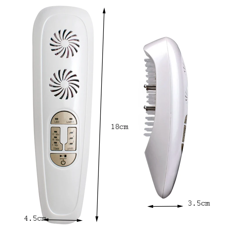 3in1 Laser+LED light Hair regrowth Micro current Hair massage Hair