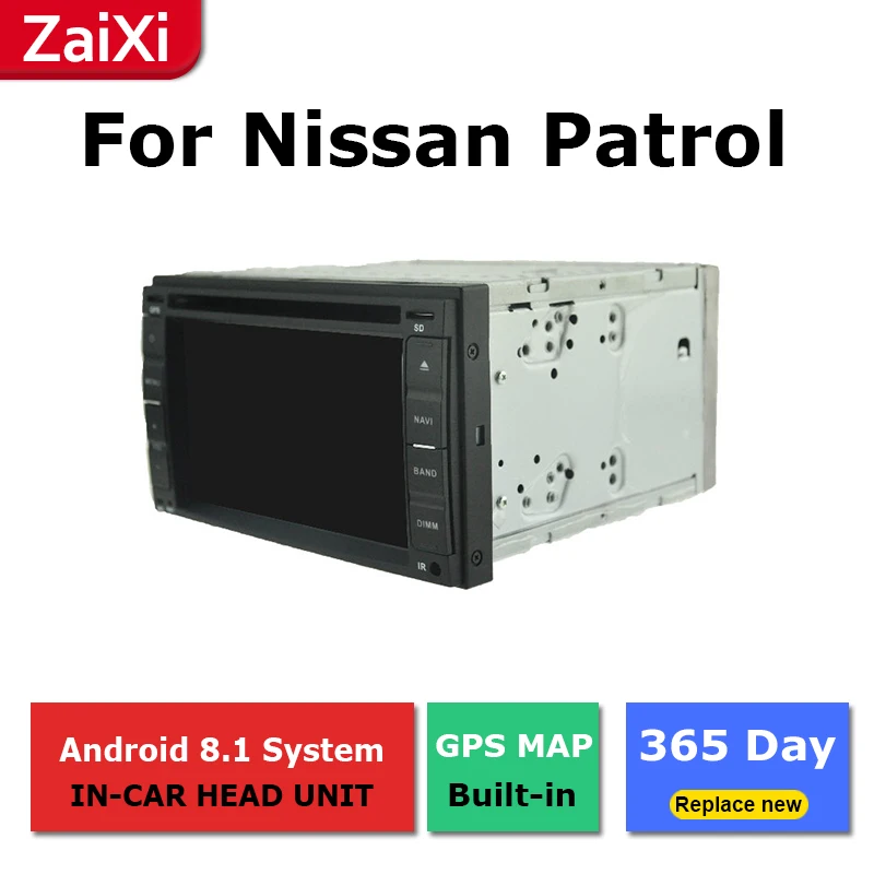 ZaiXi 2Din для Nissan патруль сафари Y61 2001~ 2013 автомобильный радиоприемник для Android мультимедийный плеер gps навигация ips экран HiFi WiFi BT