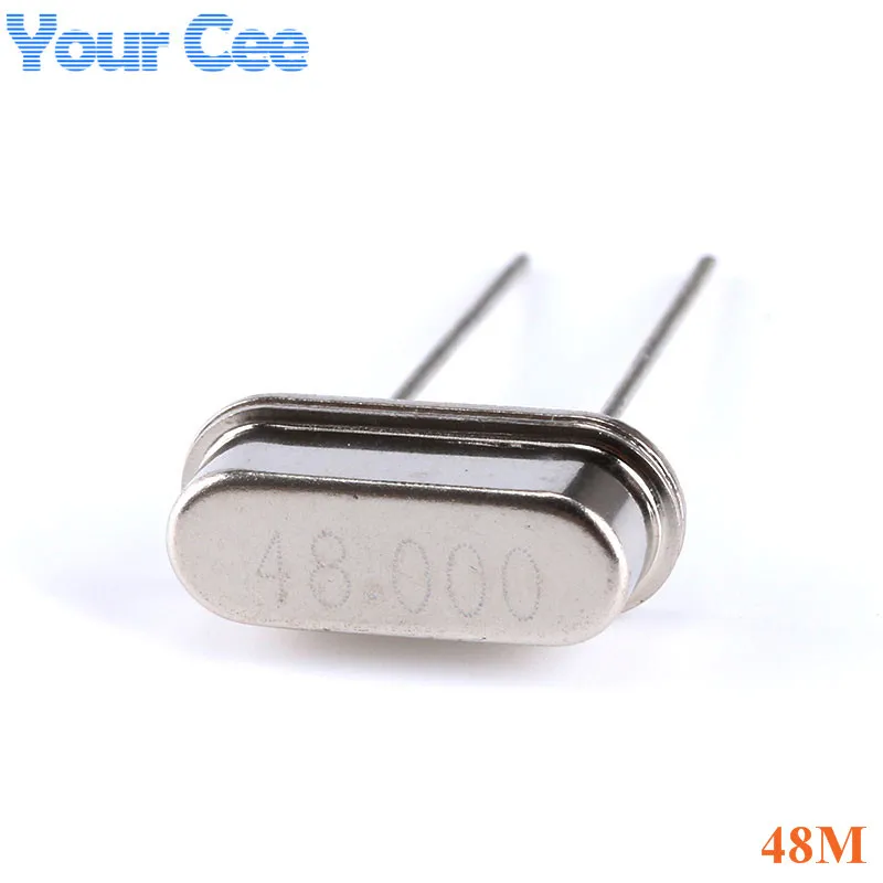 10 шт. мини кварцевый Кварцевый резонатор 48 000 МГц м МГц|crystal oscillator clock|crystal monkeycrystal