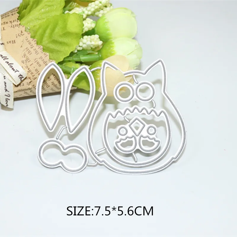 Metal Cutting Dies 1 Set Owl Craft Dies For DIY Scrapbooking Paper Card Craft Snijmal En Stencil Embossing Metal Cutting Dies 1 Set Owl Craft Dies For DIY Scrapbooking Paper Card Craft Snijmal En Stencil Embossing