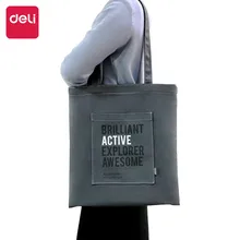 DELI Document Bag Student Study Information Bag Student Stationery Storage Document Bags File Folder School and Office Supplies deli 1pc plastic file folder student document storage bag school stationery expanding wallet document organizers school supplies