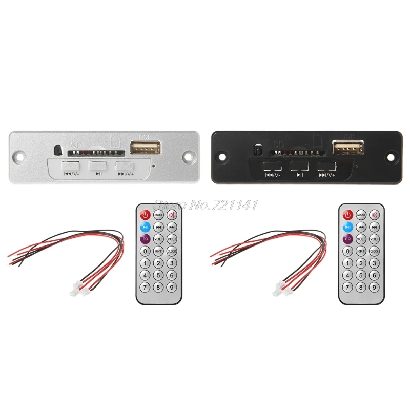 

DC 5V MP3 Decoder Board Built in 3W With Remote Control SD Card USB Player Oct18
