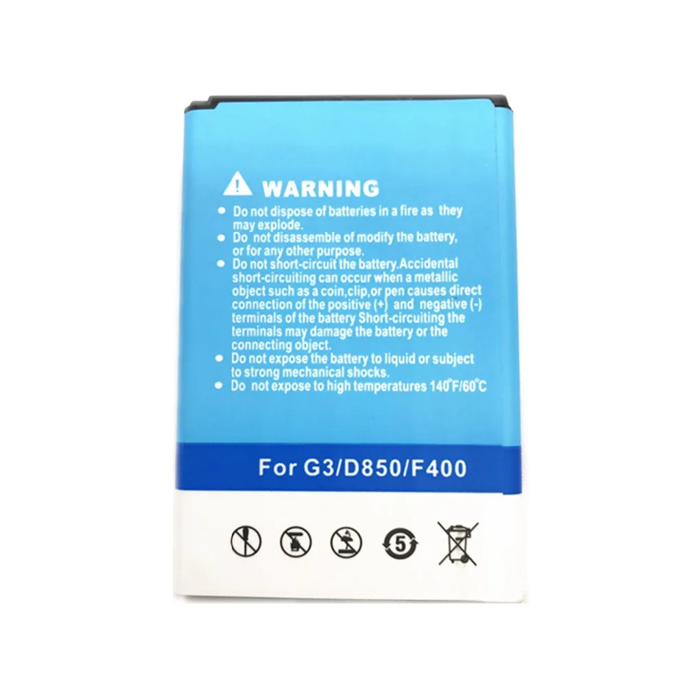 For LG G3 D858 D855 D857 D859 D850 F400 F460 F470 battery