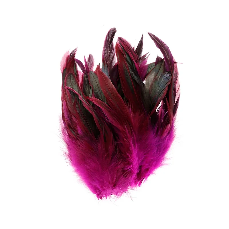 100 шт./упак. естественный красивый петух хвостовые перья Набор «сделай сам» для декора одежды петушиные перья 15-20 см#254941