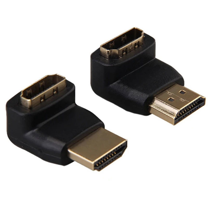 

1Pcs HDMI Cable Adapter Converters 270/90 Degree Angle HDMI Male To HDMI Female For 1080P HDTV Cable Adaptor