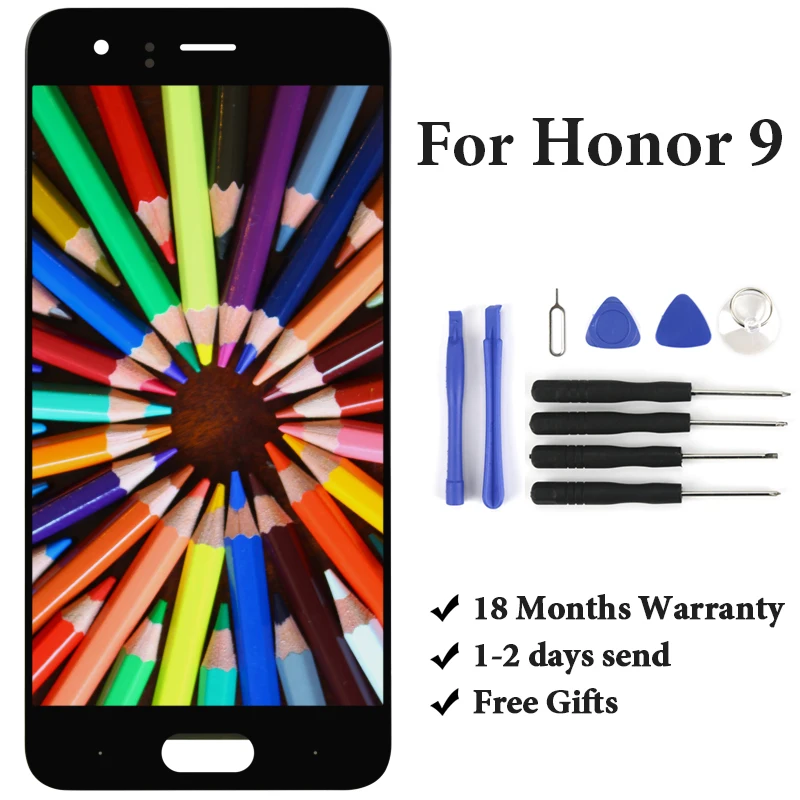 

5.15''For Huawei Honor 9 LCD For STF-L9 STF-AL00 STF-TL10 Touch Screen With Tools Assembly Display Replacement Parts