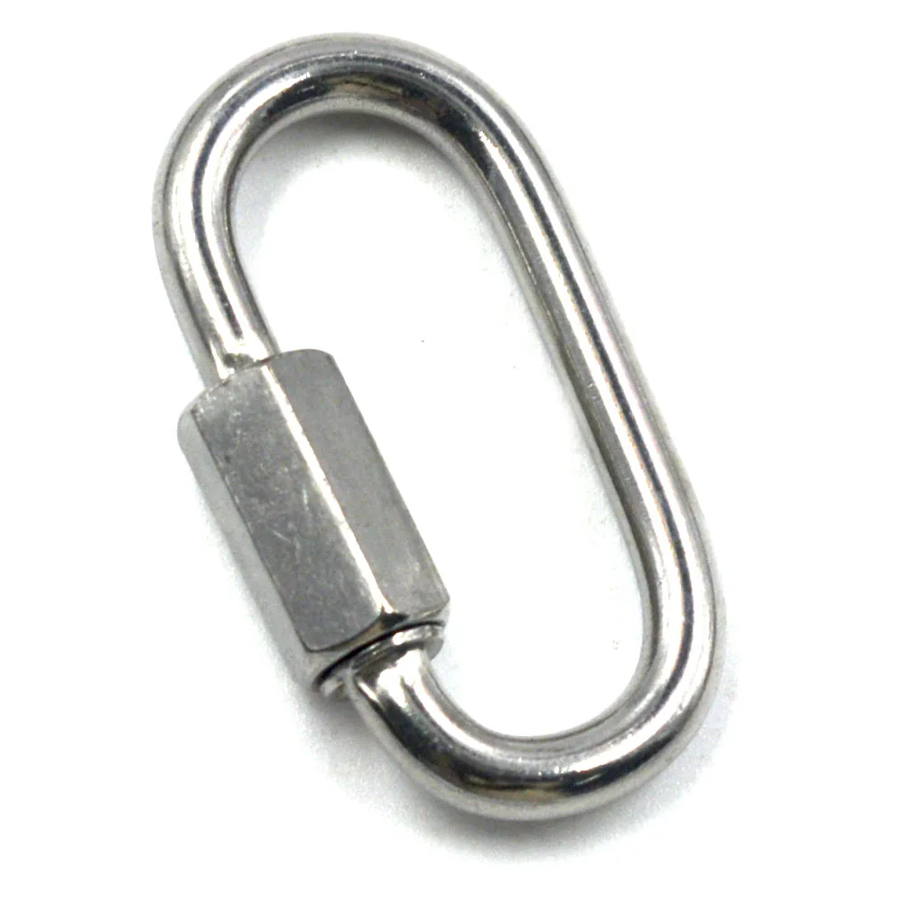 Multifunctional-304-Stainless-Steel-Carabiner-Quick-Oval-Screwlock-Link-Lock-Ring-Hook-M3-5-Pack-of (1)