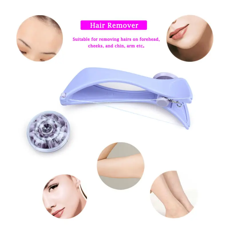 Facial Hair Threading Remover for Woman Hair Epilator Threader DIY Lady