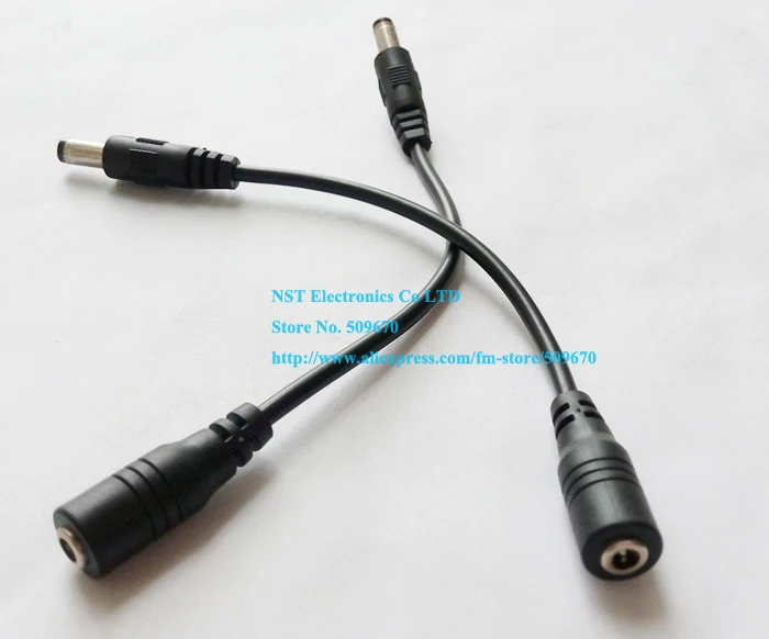 DC 3.5x1.35mm Female to 5.5x2.5mm Male Power Plug DC Power ...