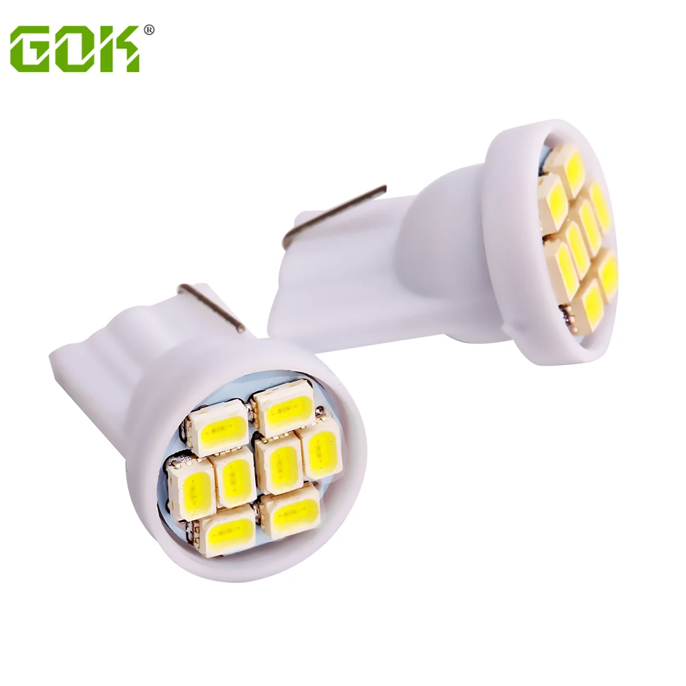 Оптовая продажа 100 шт./лот белый свет T10 8smd led 1206 3020 smd 194 168 192 W5W t10 8led Автомобильные