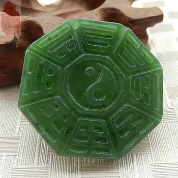 

Vintage amulet Green Nephrite Pendant NZ Greenstone jasper Pounamu Canadian Jade