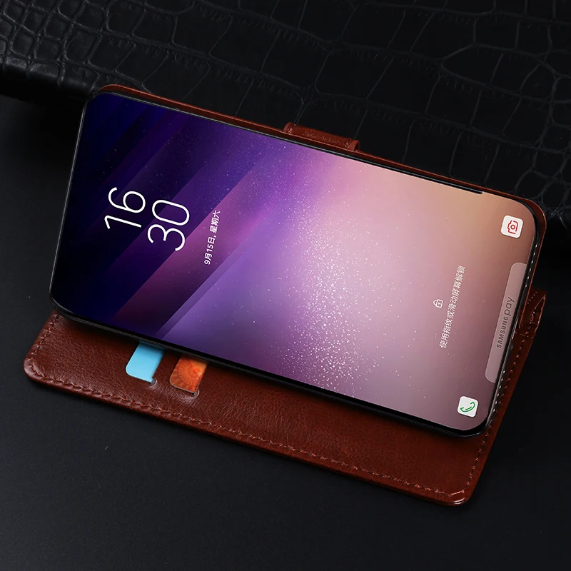 Кожаный чехол с откидной крышкой для Samsung Galaxy G9152 S7562 S7262 кошелек подставкой