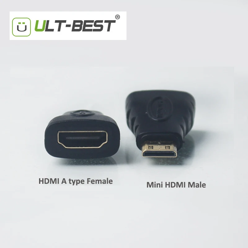 ULT-лучший адаптер HDMI кабель HDMI-Male к HDMI Тип Женский позолоченный Разъем 1080 P для HDTV дисплея