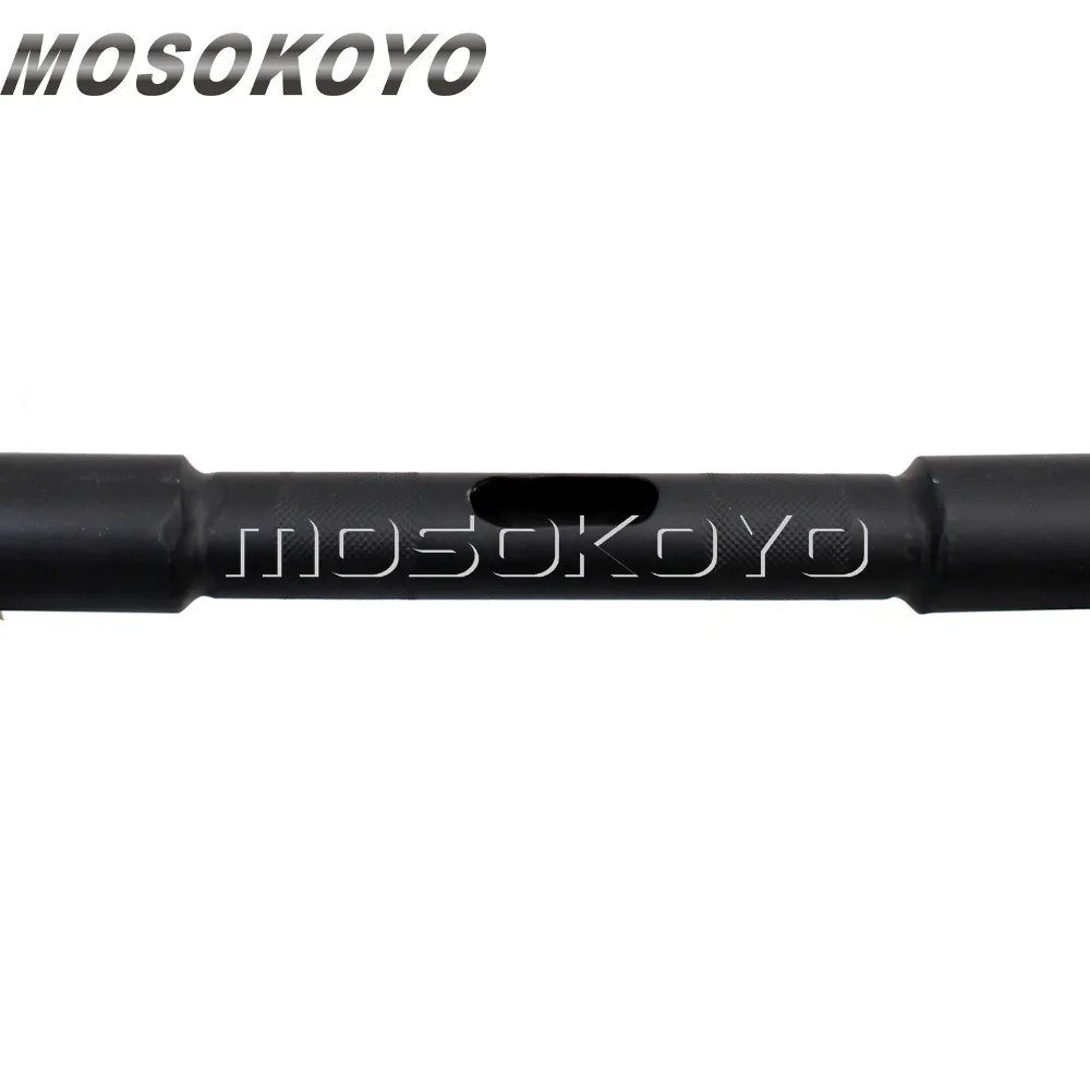 Мотоцикл черный APE вешалка руль 1" Rise Drag Fat Bar 30,5" широкий для Harley Softail FLST FXST Sportster XL Touring