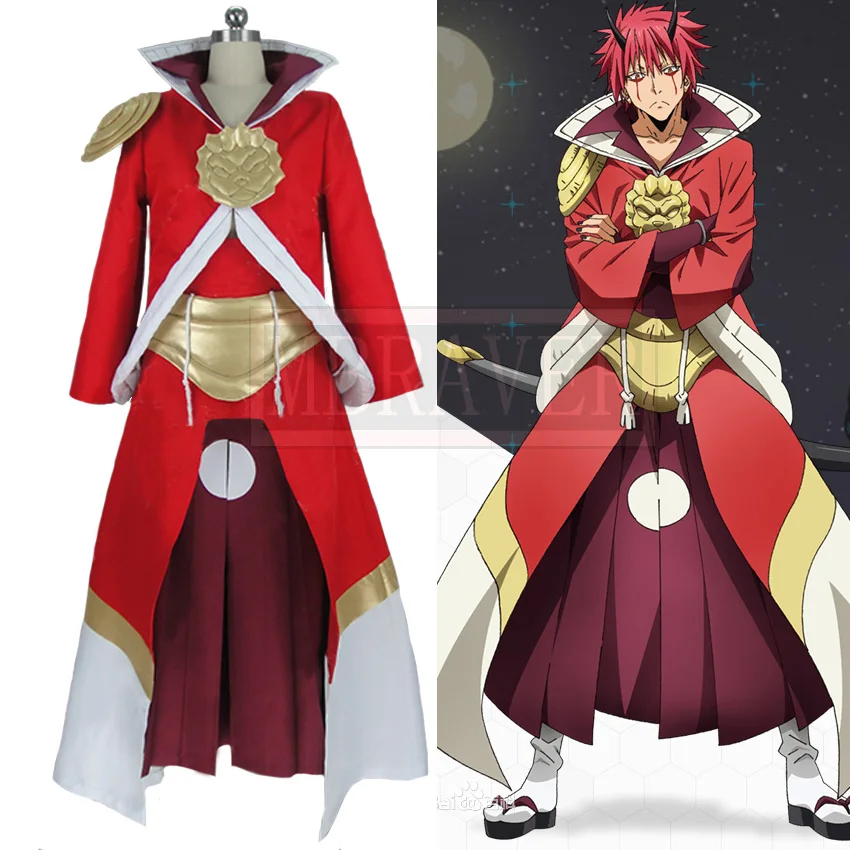

That Time I Got Reincarnated as a Slime Benimaru Cosplay Costume Halloween Uniform Full Set Customized Any Size