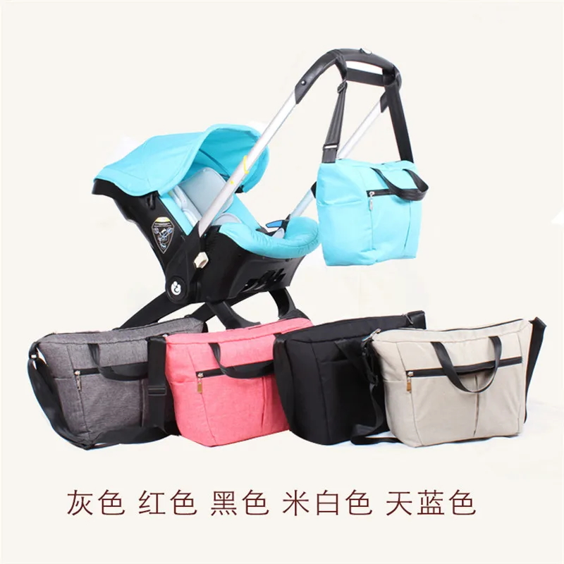 

Stroller bag foofoo multi-function four-in-one super large capacity children's trolley bottle bag Mummy bag