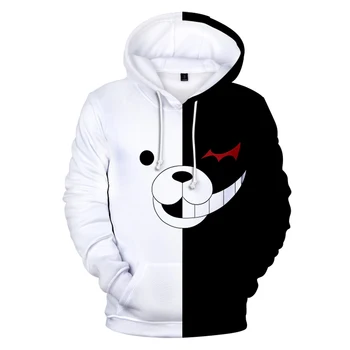 

Latest 3D Monokuma Hoodies Men Women Fall Winter Fashion Harajuku Monokuma 3D Sweatshirt Boy/Girl Hoodies