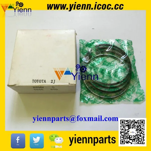 TOYOTA 2J Piston ring