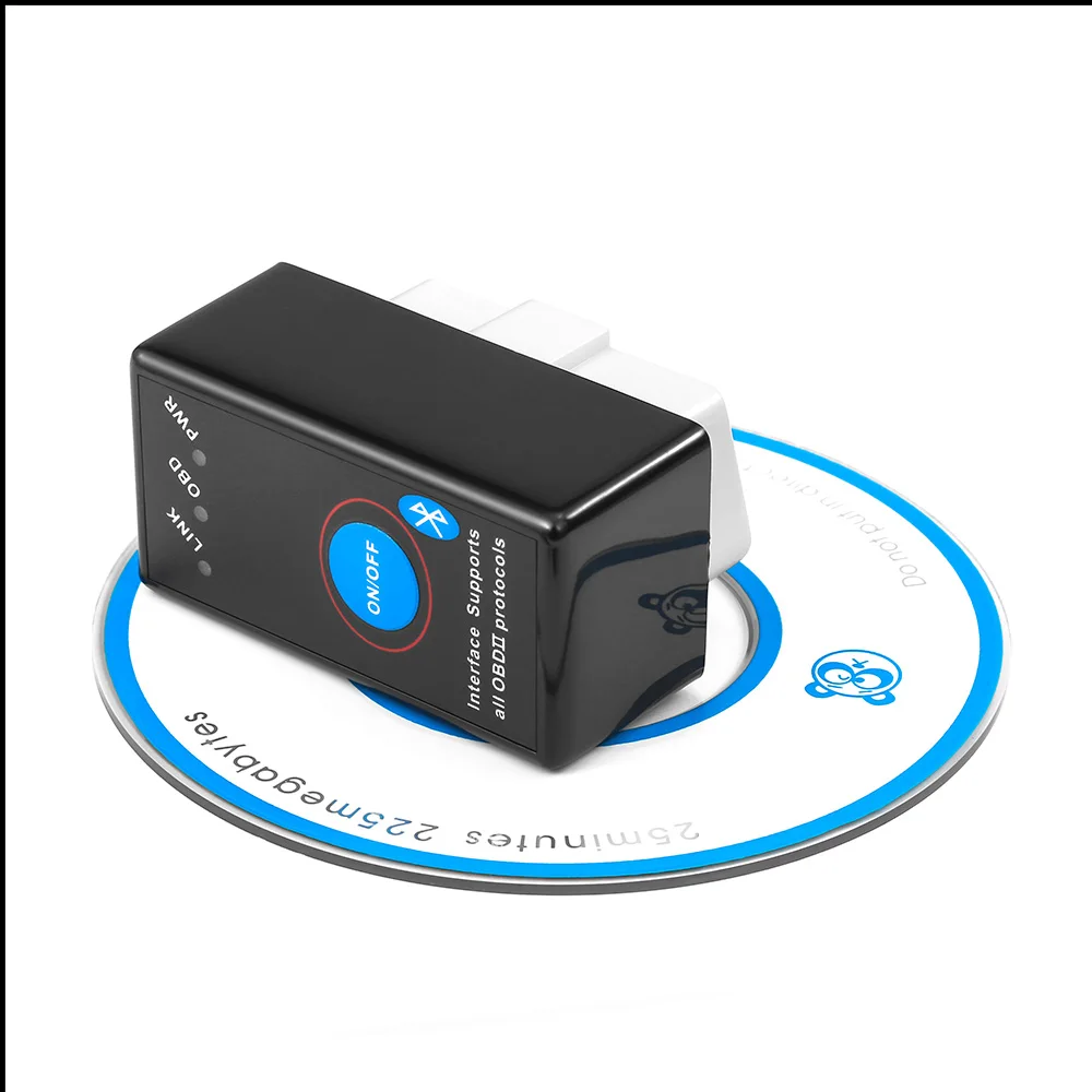 1,5 версия ELM 327 инструмент диагностики мини ELM Bluetooth OBD2 код читателя адаптер Авто сканер с мощность переключатель