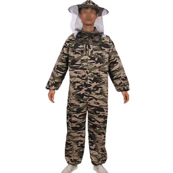 

Camo Full Body Beekeeping Clothing Veil Hood Hat Clothes Jacket Protective beekeeping suit beekeepers bee suit equipment