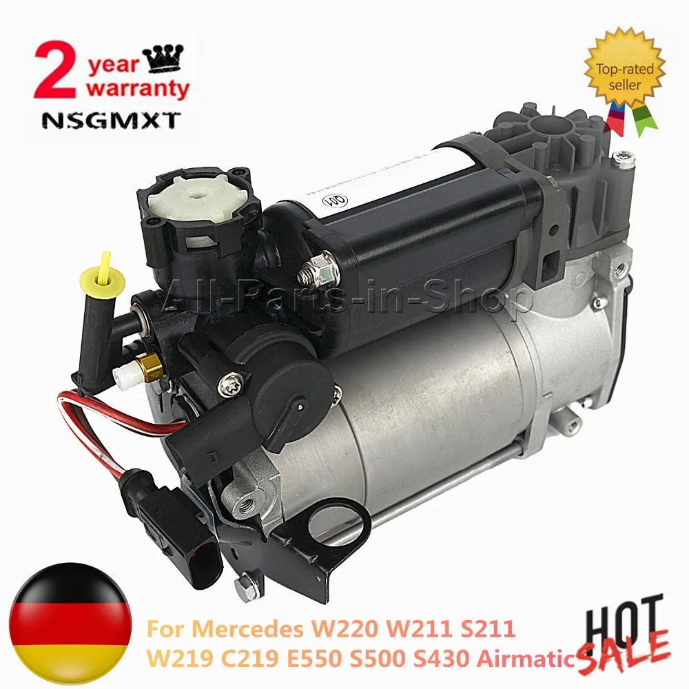 Air Suspension Compressor Pump For Mercedes W220 W211 S211 W219 C219 E550 S500 S430 Airmatic