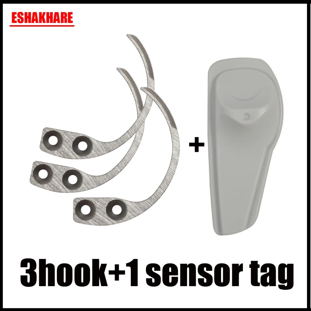 signal light security hook detacher 3 piece for 58Khz super eas tag 3 key detacher and 1 sensor tag eas systems motorcycle anti theft