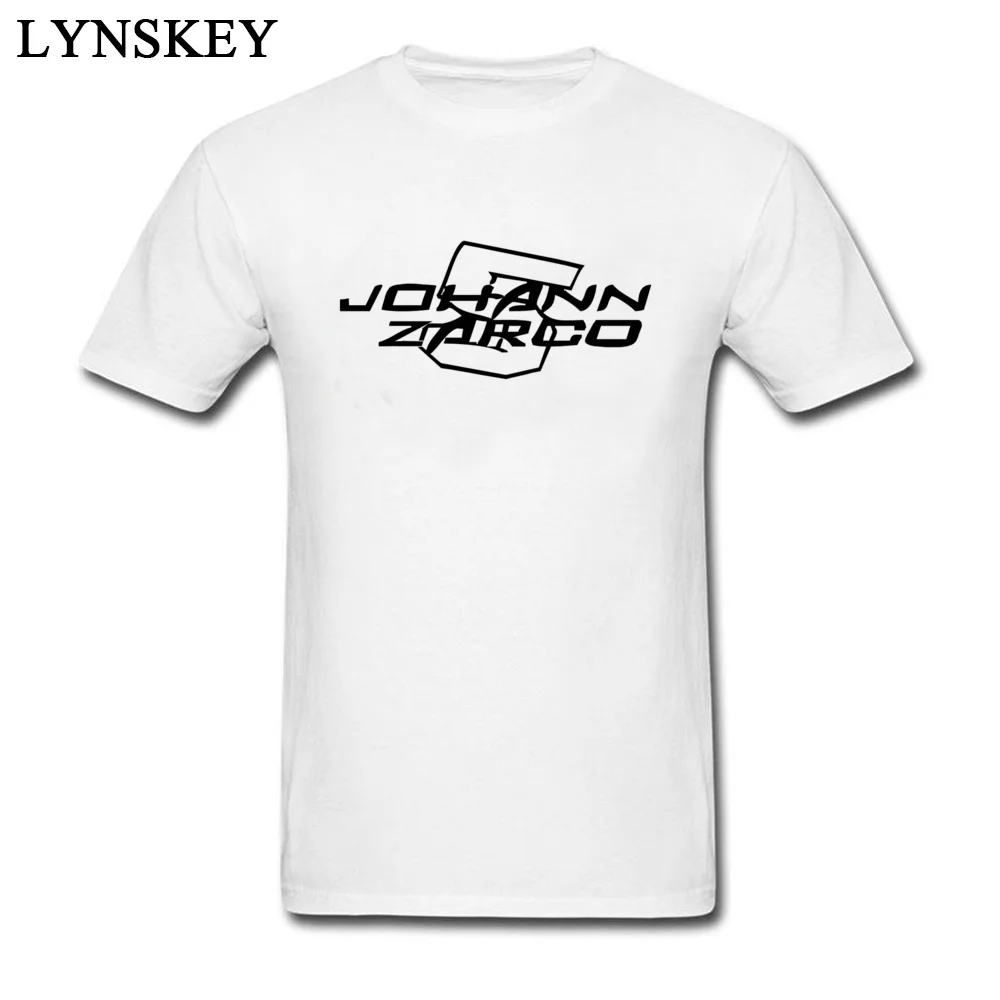 Men's Tops Shirts Funny Unique T Shirts 100% Cotton Crewneck Short Sleeve Cool Johann Zarco Sweatshirts Top Quality Johann Zarco white
