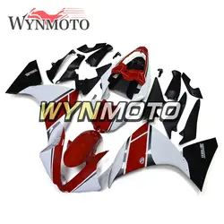 Выполните АБС-пластик инъекций белый красный черный Новые мотоциклетные Обтекатели для Yamaha YZF R1 год 2012 2013 2014 обтекатель комплект корпусов