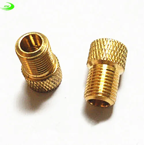 Best Copper road bike bicycle valve adapters wind fire wheels adapters gas nozzle air valve Conversion head Converter TL0203 0