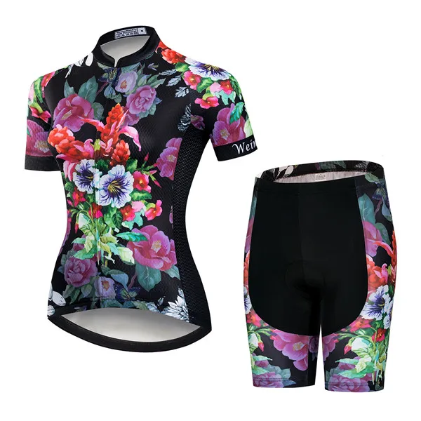 Велоспорт Джерси наборы для женщин MTB велосипед одежда Дышащие горные шоссейные велосипедные костюмы pro team Ropa Ciclismo велосипед Топ низ - Цвет: 9