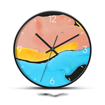 

12 Inch Creative Hanging Wall Clock Needle Digital 12 Hours Quartz Circular Watch Silent Movement Modern Clocks Home Decoration