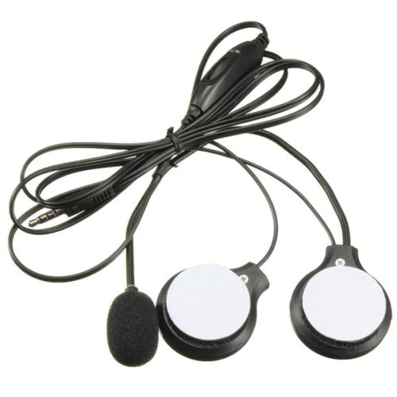 AUTO 3.5mm Jack Motorcycle Bike Microphone Stereo Speaker Helmet Headphone MP3 Radioin Helmet
