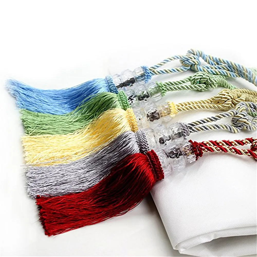 

Crystal Beaded Tassels Tieback Beautiful Elegant Curtain Cord Home Textiles Window Treatments Curtain Decorative Accessories