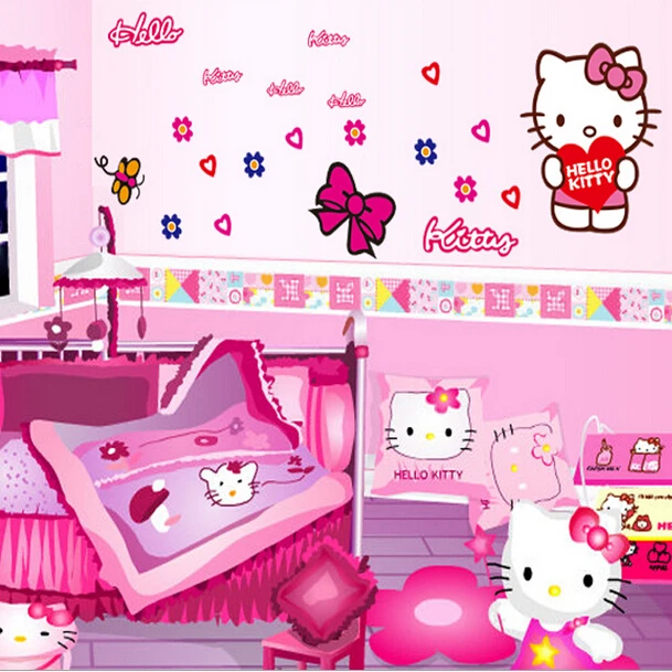 35+ Trend Terbaru Stiker Hello Kitty Dinding