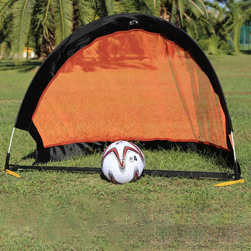Portable Football Gate Training Goal Outdoor Sport Children Folding Soccer Goal Removable Soccer Door