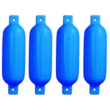 4 шт. ребристые лодка крыло 6," X 23" винил морской бампер щиток для причала защиты синий