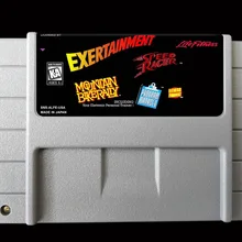 16-битные игры* exertachment горный велосипед ралли+ скоростной гонщик(Версия США