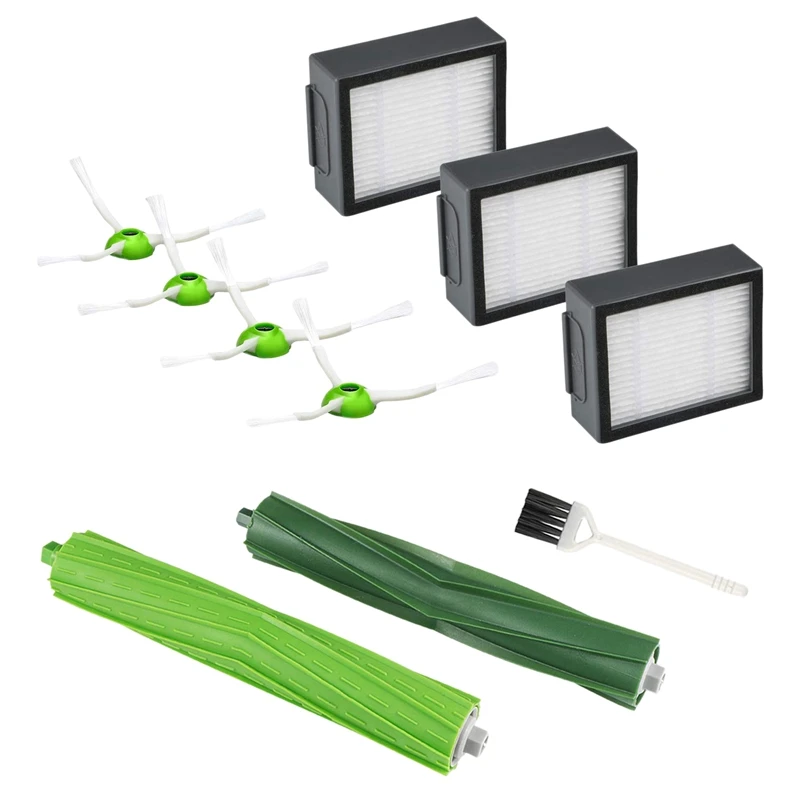 

10Pcs/Set Replenishement Kit For Irobot Roomba I7 I7+/I7 Plus E5 E6 E7 Vacuum Accessories Replacement Parts With 1 Set Extract