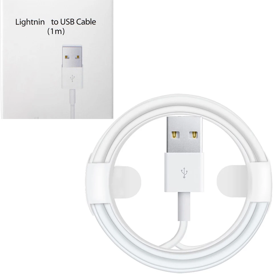 Usb-кабель для зарядного устройства iPhone Xs max Xr X 8 7 6 plus 6s 5s se ipad mini Кабели быстрой