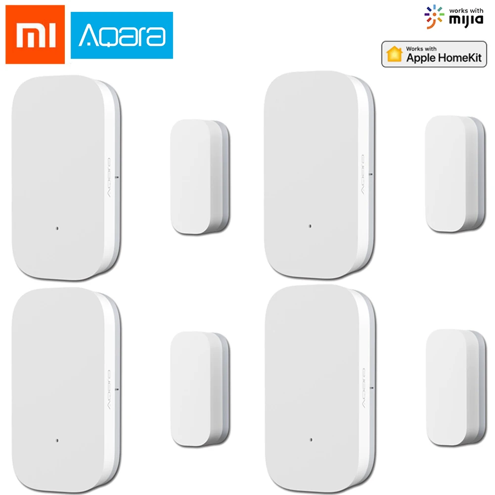 4pcs door sensor Xiao mi Aqara дверной датчик mi jia умный дом Комплект Zigbee функция работа через приложение mi Home контроль сигнализации двери окна сенсор - Цвет: 4pcs door sensor