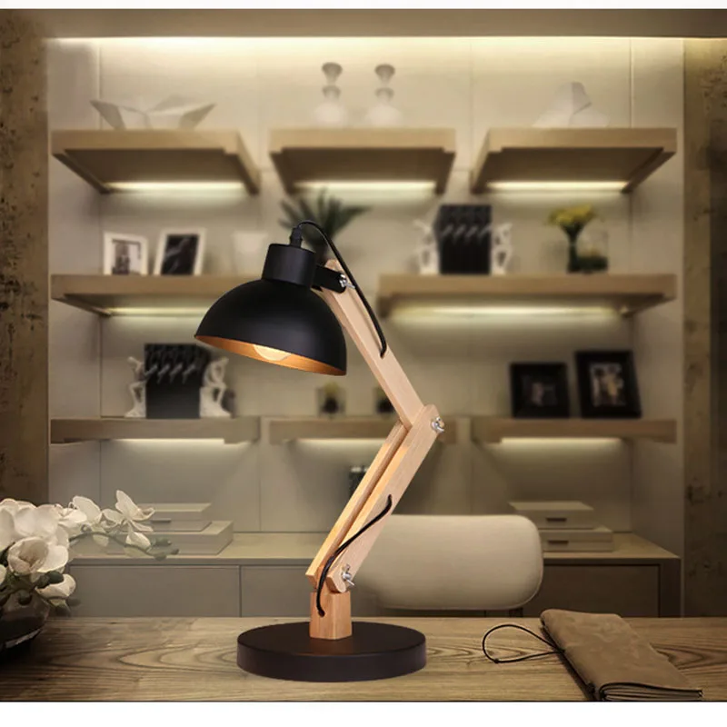 Nortic simple creative lamparas de mesa para el dormitorio для учебы и работы lampe chevet chambre|Настольные лампы| |