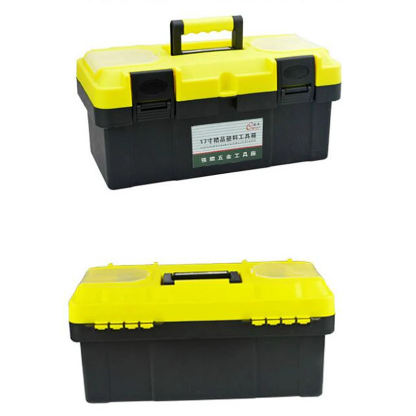 Многофункциональный пластиковый ящик для инструментов из АБС-пластика 14 дюймов 17 дюймов портативный ящик для инструментов для автомобиля, чехол для инструментов
