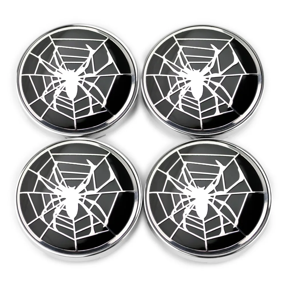 

4 pcs 60mm Car Wheel Center Cap Wheel Cover Spider Emblem hub Caps Car Styling For N23/9N23 Car Accessories