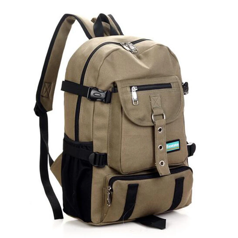 2017 Fashion Canvas Men Backpack Casual Travel Backpack Teenagers